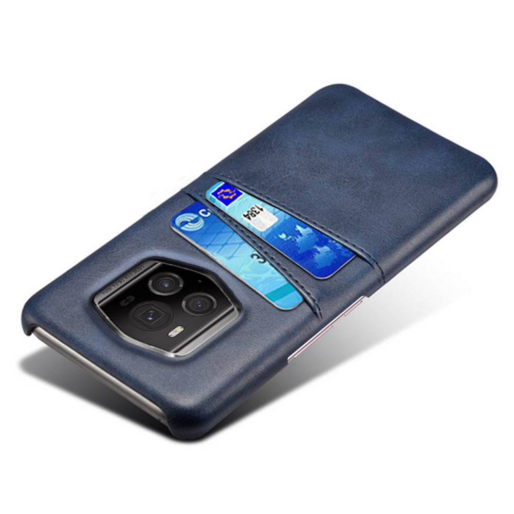 For Honor Magic6 RSR Porsche Design 5G Case Dual Card Slots Leather+PC Phone Cover