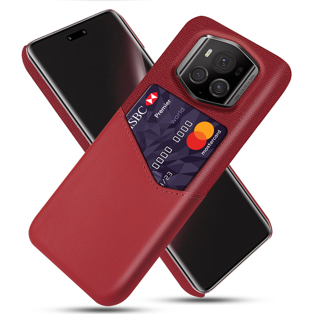 For Honor Magic6 RSR Porsche Design 5G Case Anti-Drop Card Slot Hard PC Phone Cover