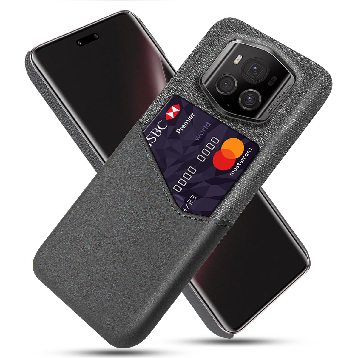 For Honor Magic6 RSR Porsche Design 5G Case Anti-Drop Card Slot Hard PC Phone Cover