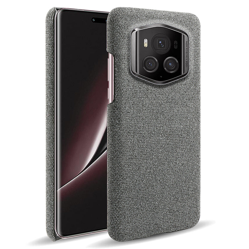 For Honor Magic6 RSR Porsche Design 5G Phone Cover Cloth+PC Drop-proof Back Case
