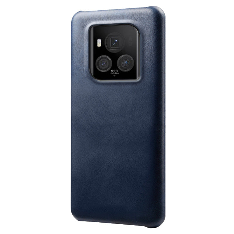 For Honor Magic6 Ultimate 5G Case Leather Coated PC Phone Cover Calf Texture