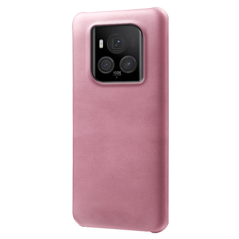 For Honor Magic6 Ultimate 5G Case Leather Coated PC Phone Cover Calf Texture