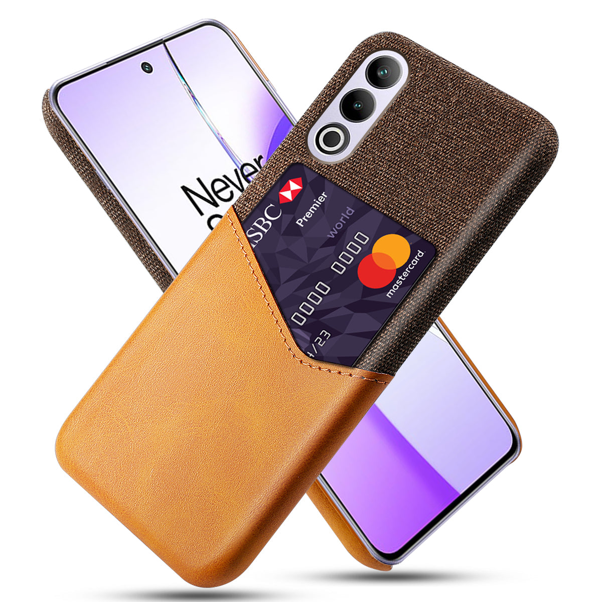 For OnePlus Ace 3V 5G Case with Card Slot PC Shock Absorbing Phone Cover