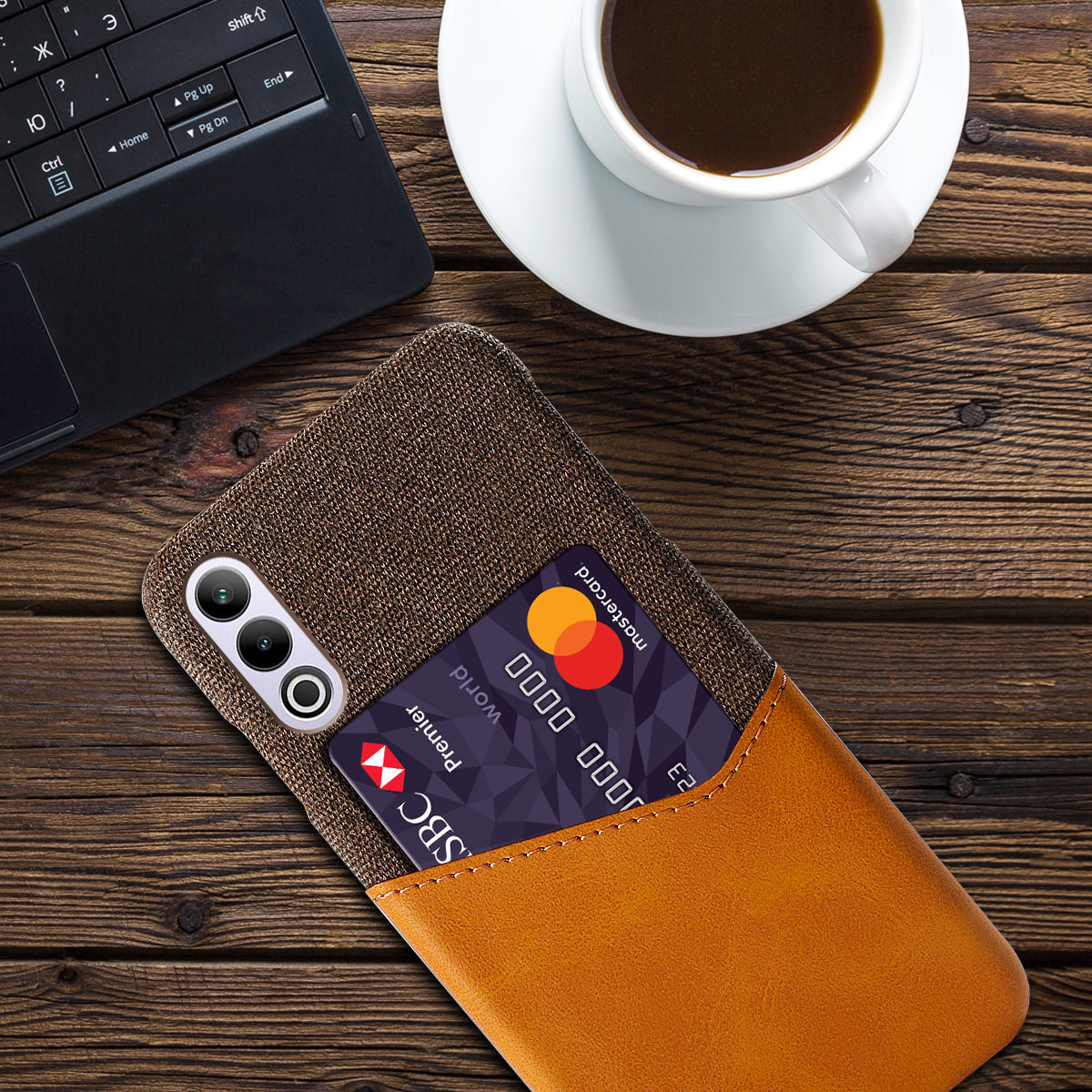 For OnePlus Ace 3V 5G Case with Card Slot PC Shock Absorbing Phone Cover