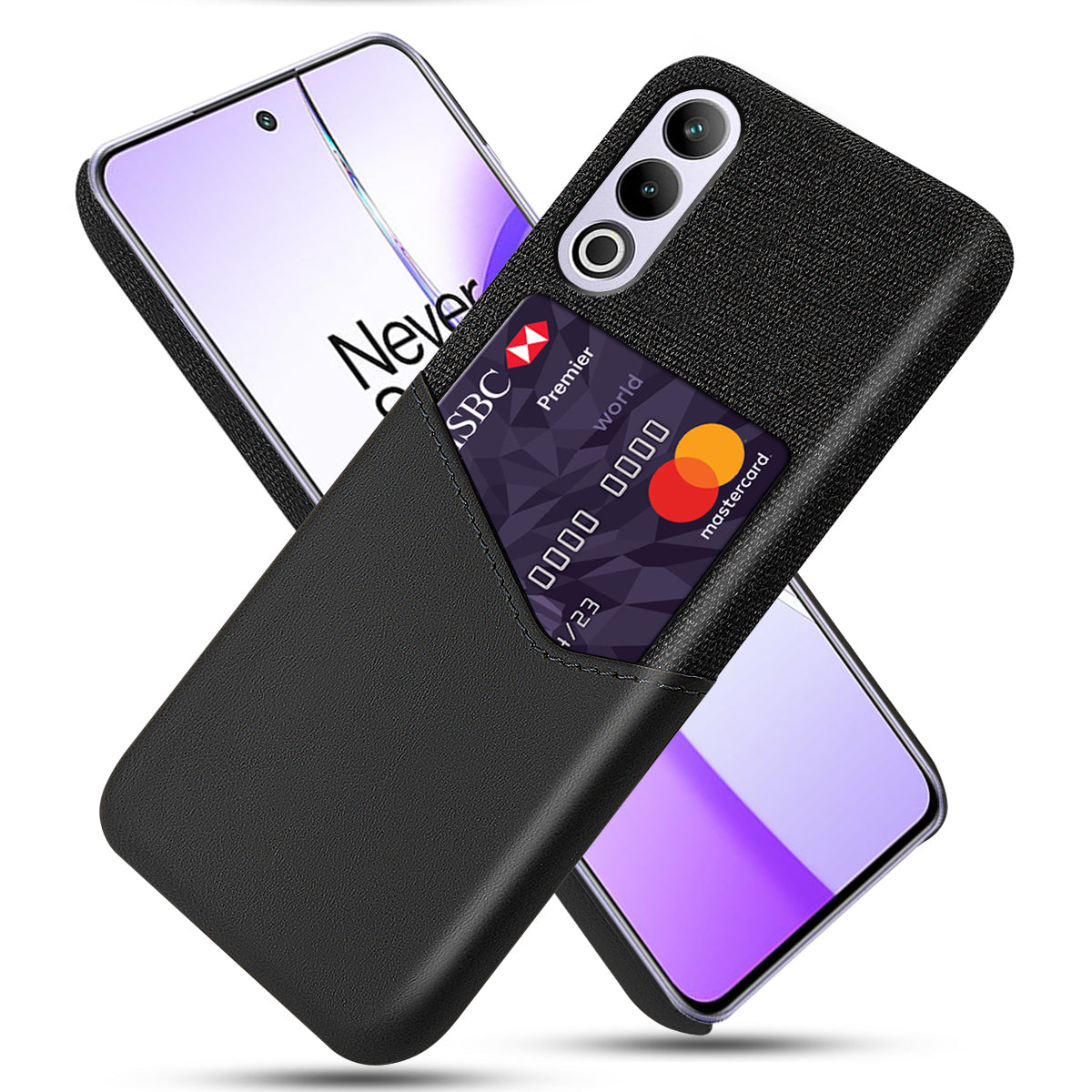 For OnePlus Ace 3V 5G Case with Card Slot PC Shock Absorbing Phone Cover