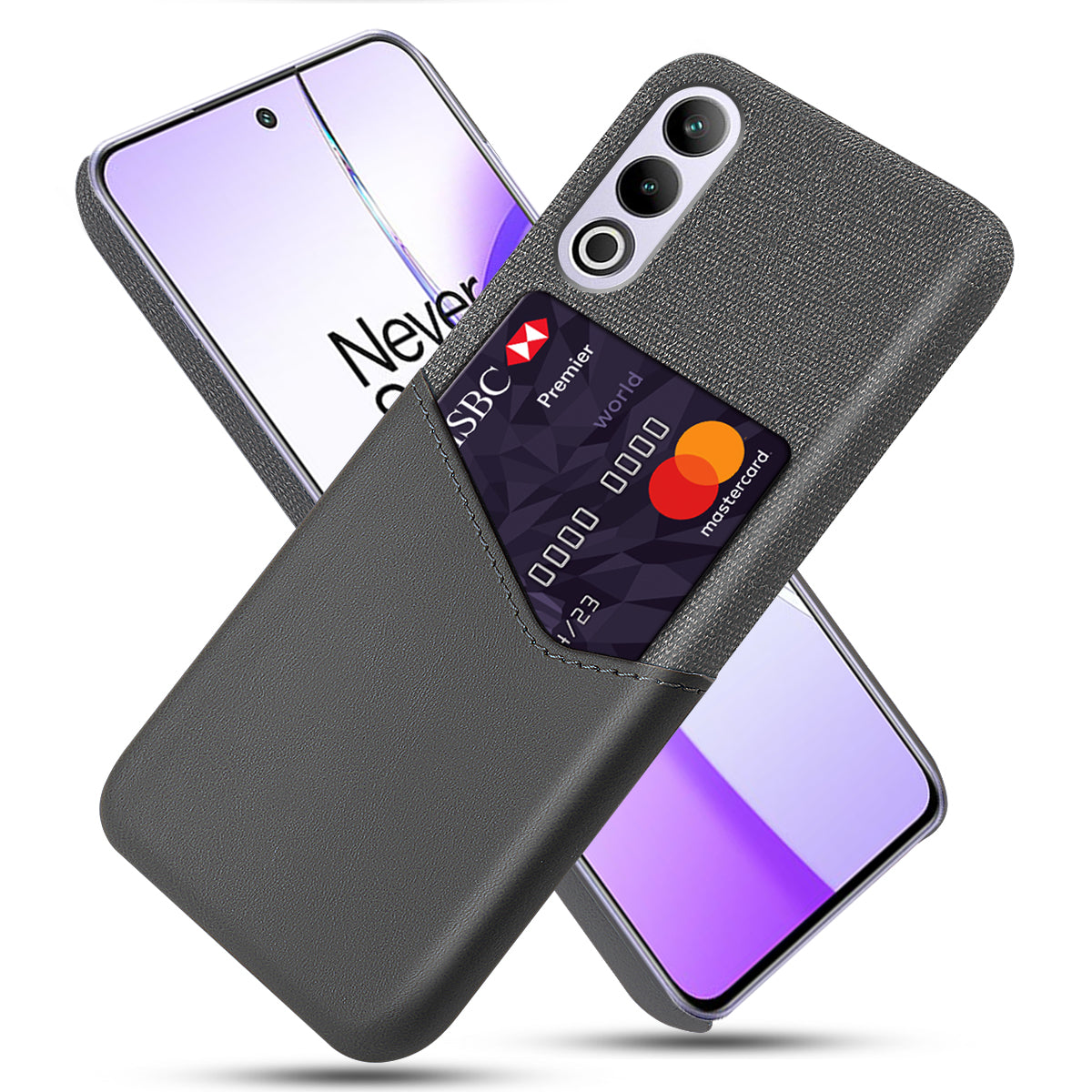 For OnePlus Ace 3V 5G Case with Card Slot PC Shock Absorbing Phone Cover