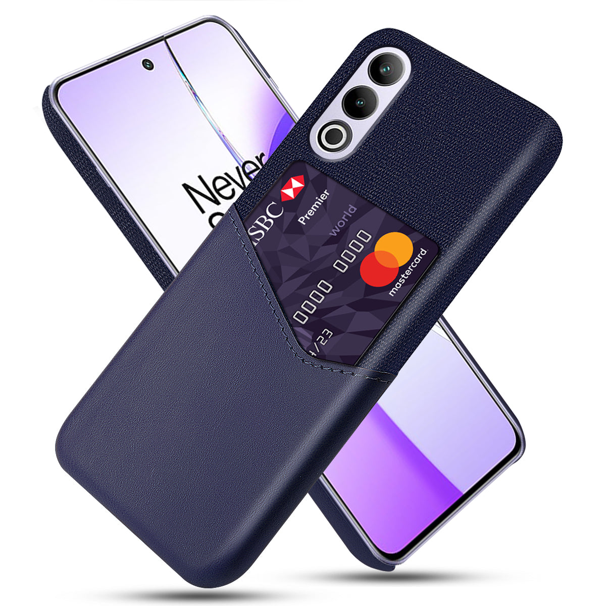 For OnePlus Ace 3V 5G Case with Card Slot PC Shock Absorbing Phone Cover