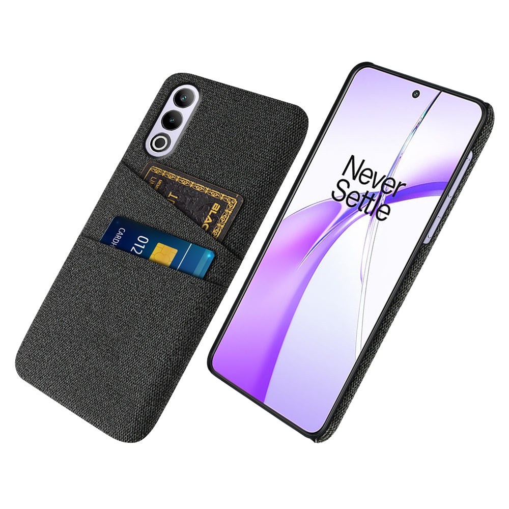 For OnePlus Ace 3V 5G Case Cloth+PC Hard Phone Cover with Dual Card Slots