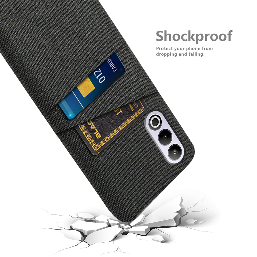For OnePlus Ace 3V 5G Case Cloth+PC Hard Phone Cover with Dual Card Slots