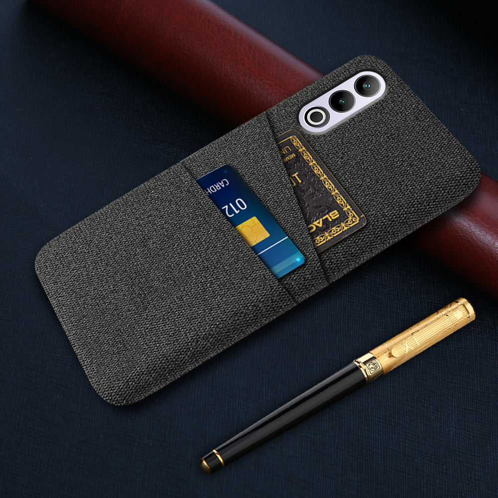 For OnePlus Ace 3V 5G Case Cloth+PC Hard Phone Cover with Dual Card Slots