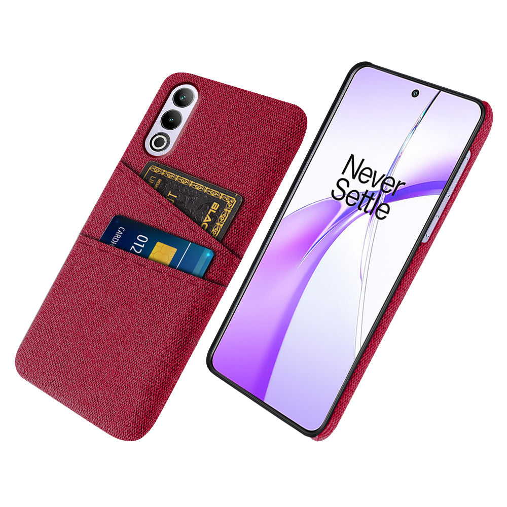 For OnePlus Ace 3V 5G Case Cloth+PC Hard Phone Cover with Dual Card Slots