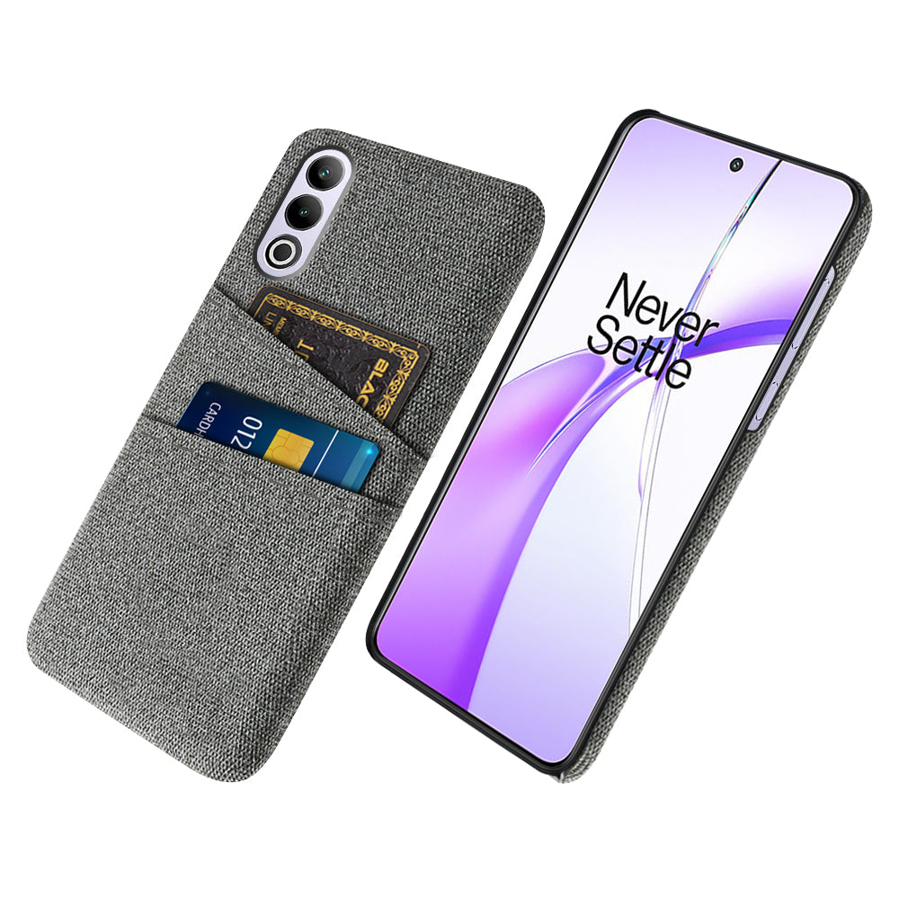 For OnePlus Ace 3V 5G Case Cloth+PC Hard Phone Cover with Dual Card Slots