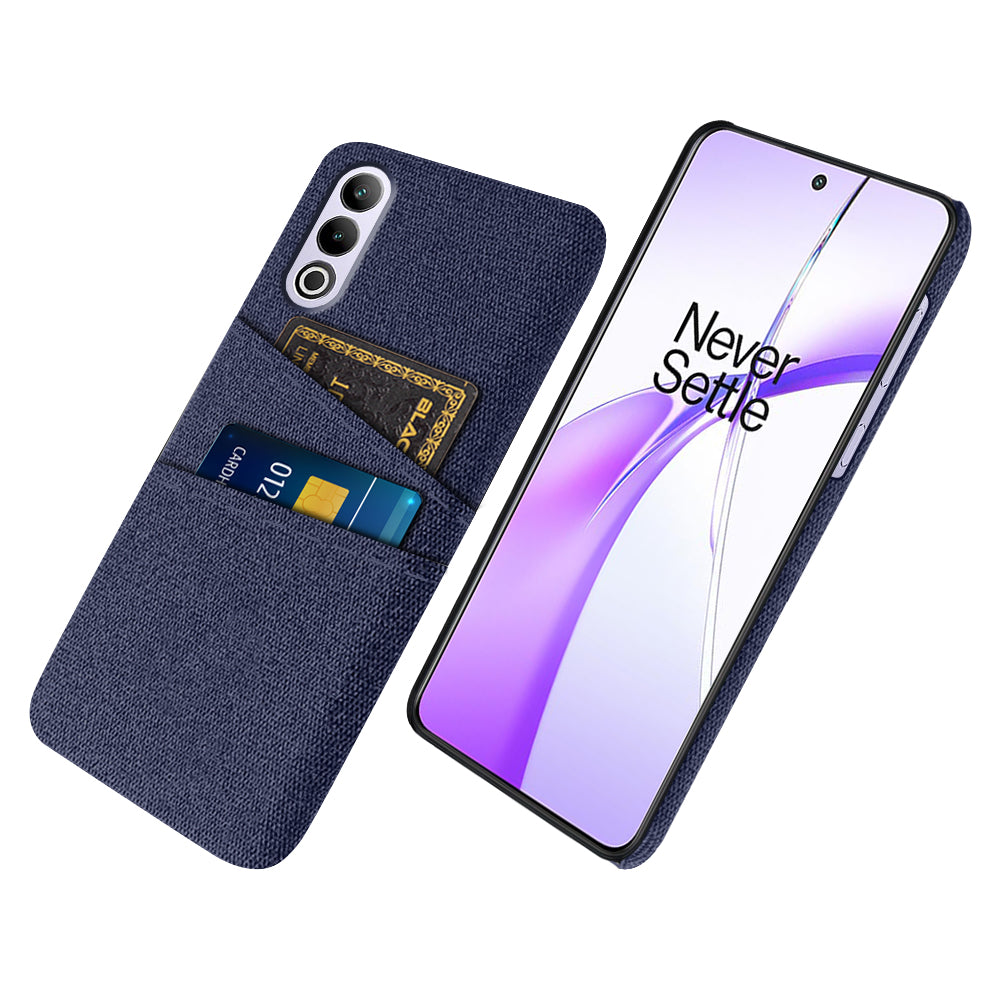 For OnePlus Ace 3V 5G Case Cloth+PC Hard Phone Cover with Dual Card Slots