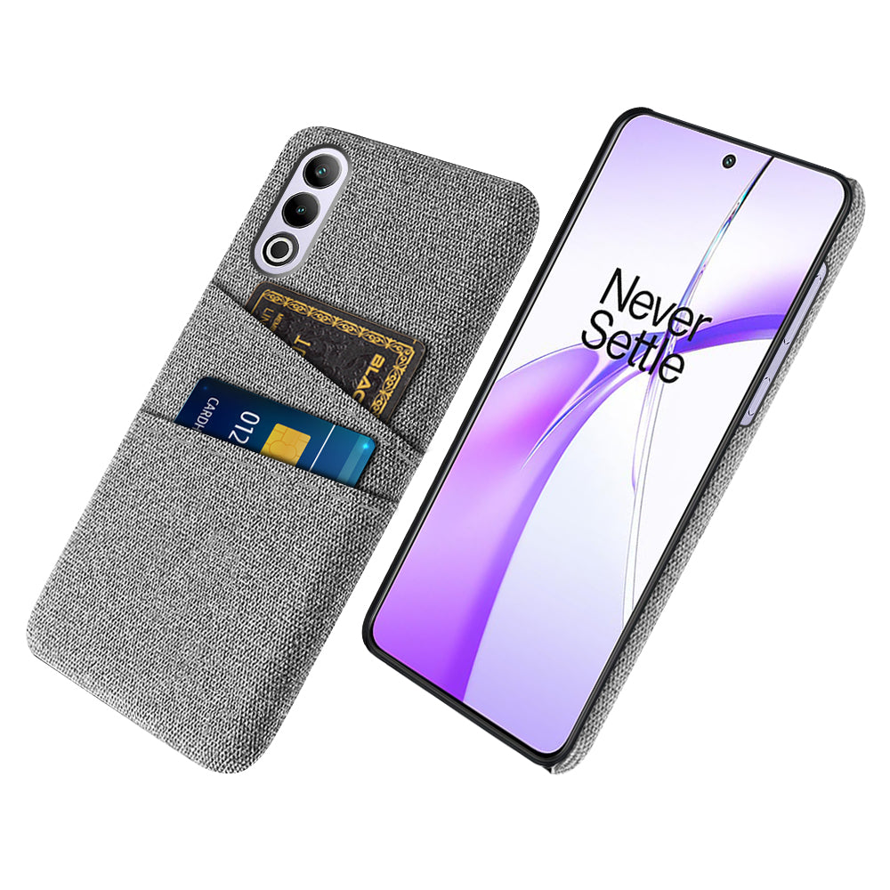 For OnePlus Ace 3V 5G Case Cloth+PC Hard Phone Cover with Dual Card Slots