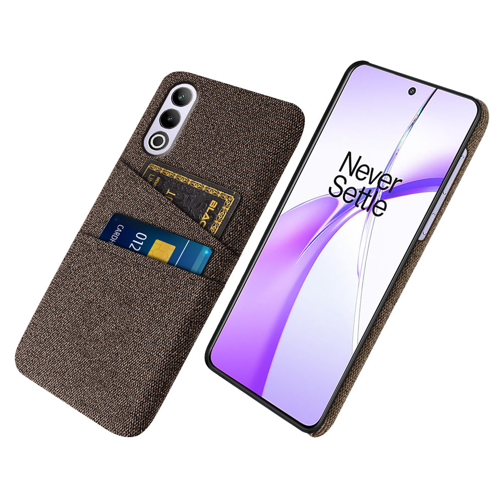 For OnePlus Ace 3V 5G Case Cloth+PC Hard Phone Cover with Dual Card Slots