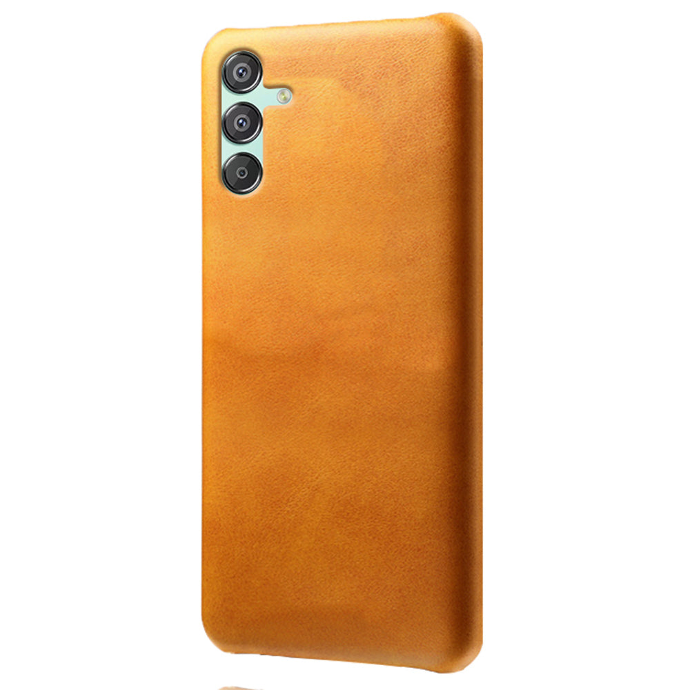 For Samsung Galaxy F15 5G / M15 5G Cell Phone Cases Leather Coated PC Calf Texture Cover