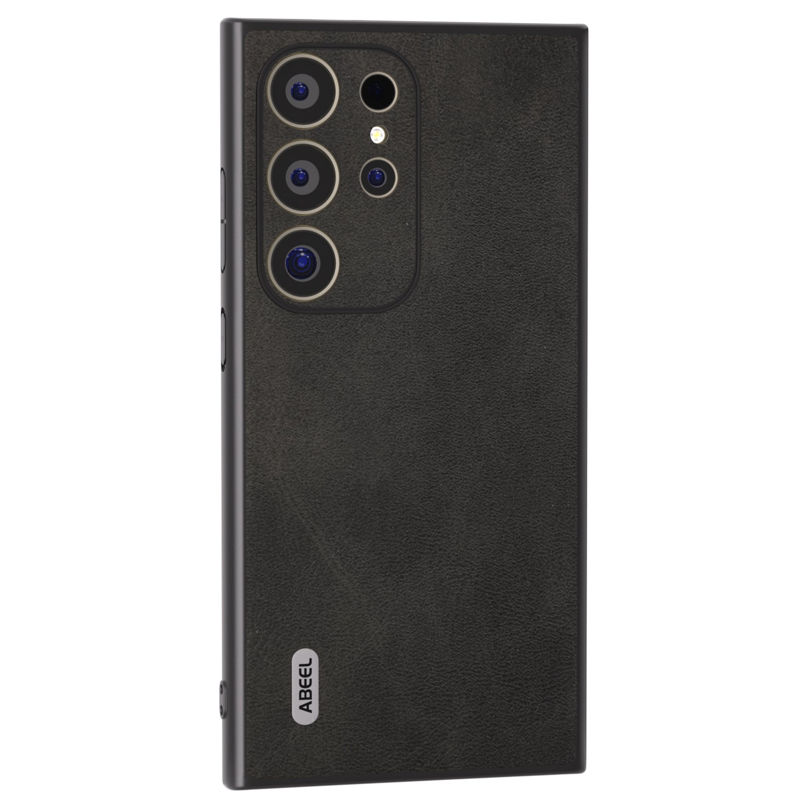 ABEEL For Samsung Galaxy S24 Ultra Case Leather+PC+TPU Hybrid Phone Cover