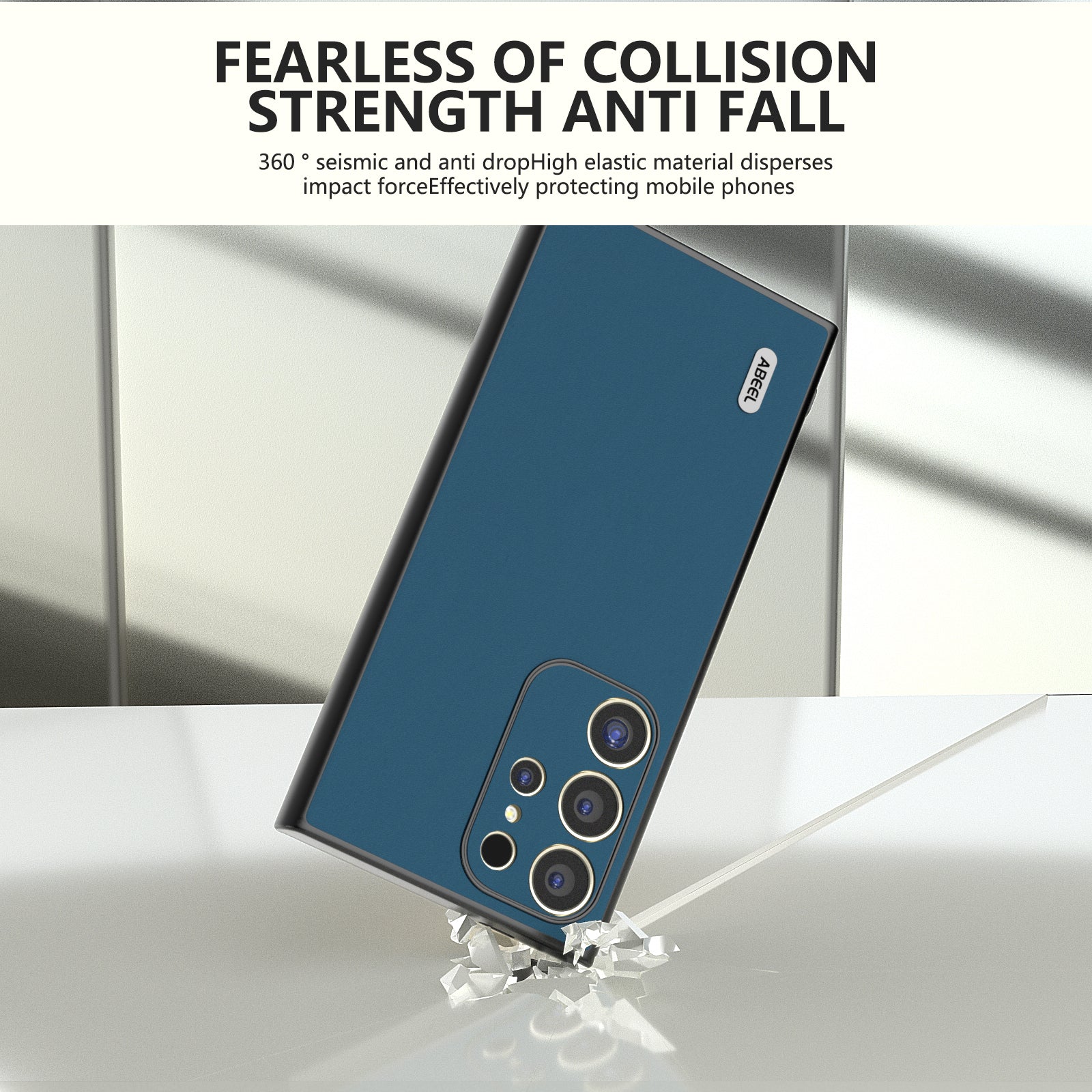 ABEEL For Samsung Galaxy S24 Ultra Case Genuine Cow Leather Silky Skin Touch Phone Cover