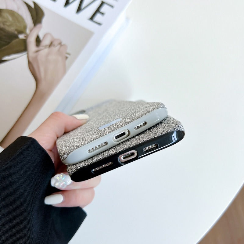 VESCENT For iPhone 12 Pro Max Case Glitter TPU+PC Drop Resistant Phone Cover