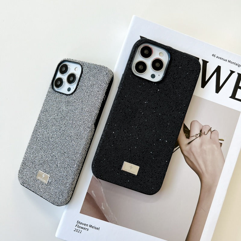 VESCENT For iPhone 13 Pro 6.1 inch Case Glitter TPU+PC Anti-drop Smartphone Back Cover