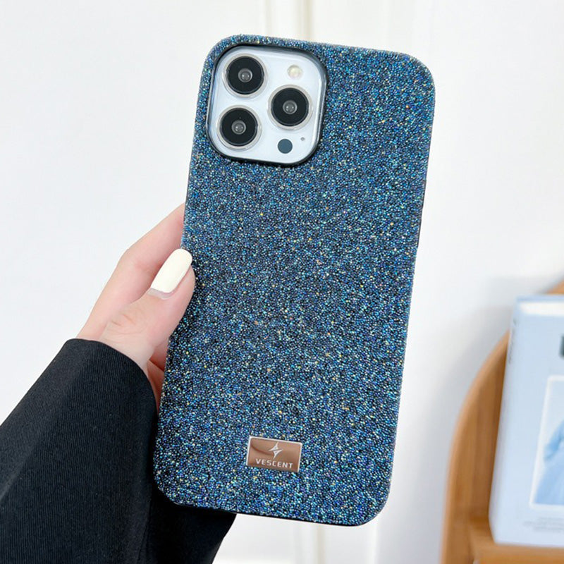 VESCENT For iPhone 13 Pro 6.1 inch Case Glitter TPU+PC Anti-drop Smartphone Back Cover