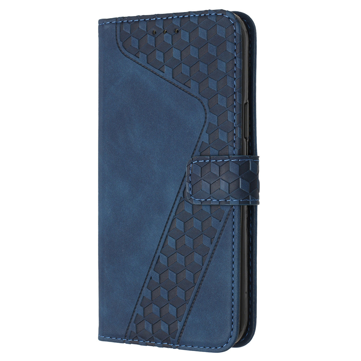 For iPhone 13 Pro Max PU Leather Cover Imprinted Pattern Wallet Cell Phone Case