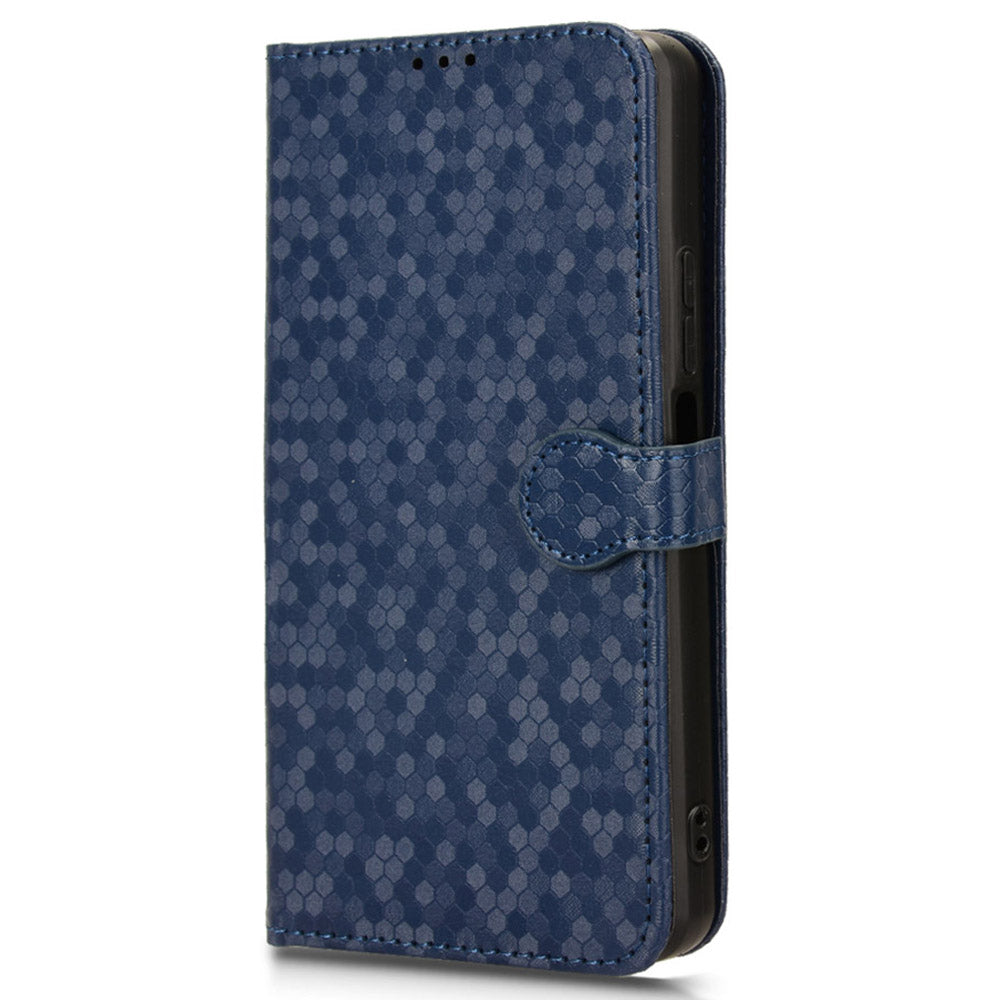 For Oppo A3 Pro 5G Case PU Leather Dots Pattern Wallet Phone Cover