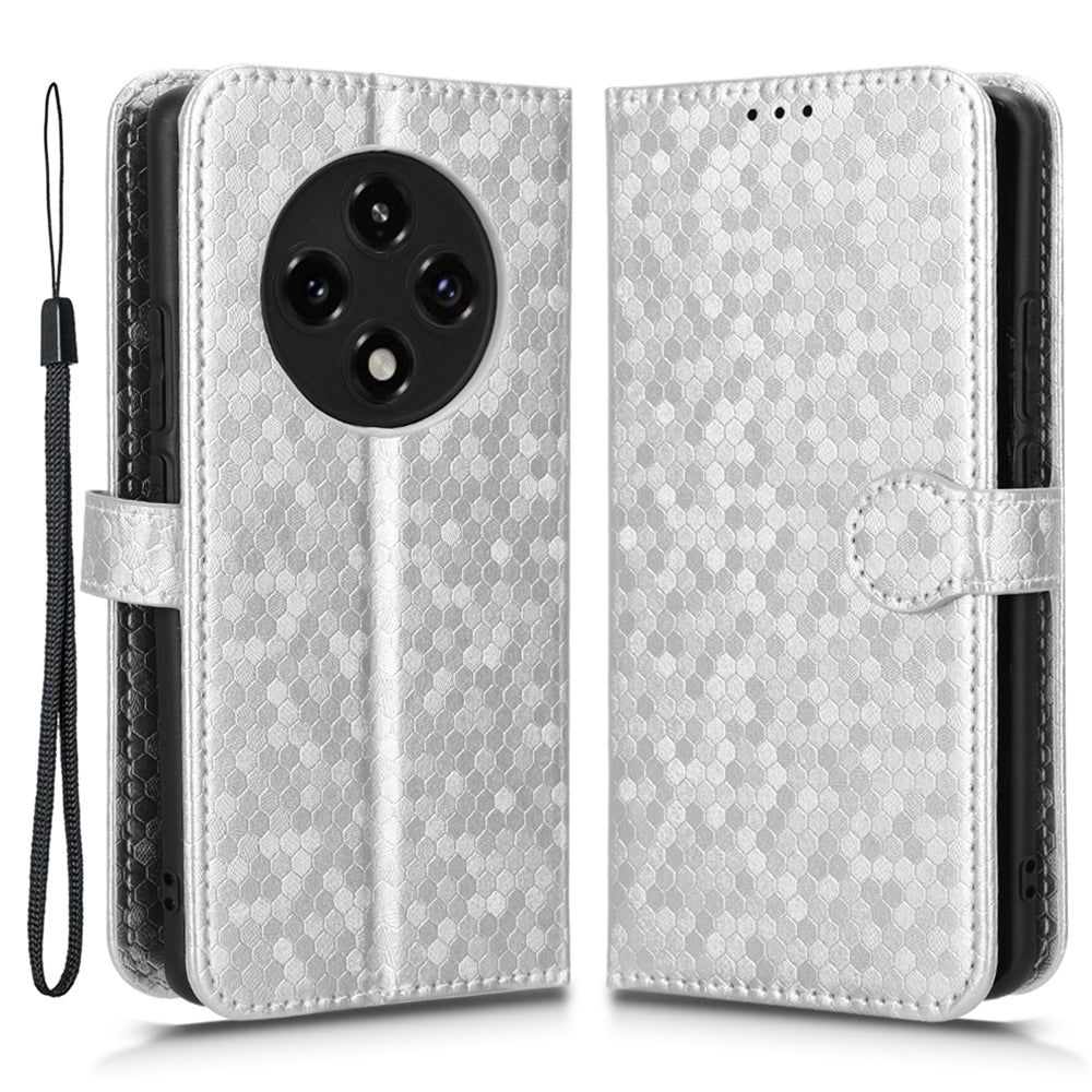 For Oppo A3 Pro 5G Case PU Leather Dots Pattern Wallet Phone Cover