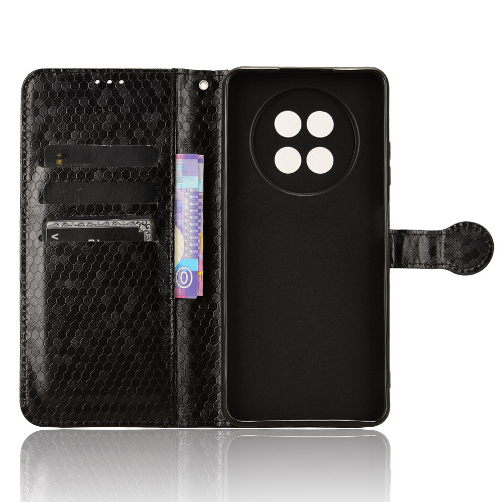 For Realme 12 Case Dots Pattern PU Leather Wallet Phone Cover