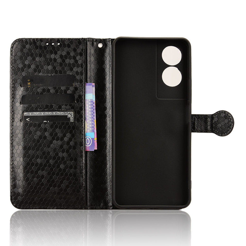 For TCL 50 SE Shockproof Case Dots Pattern PU Leather Wallet Phone Cover