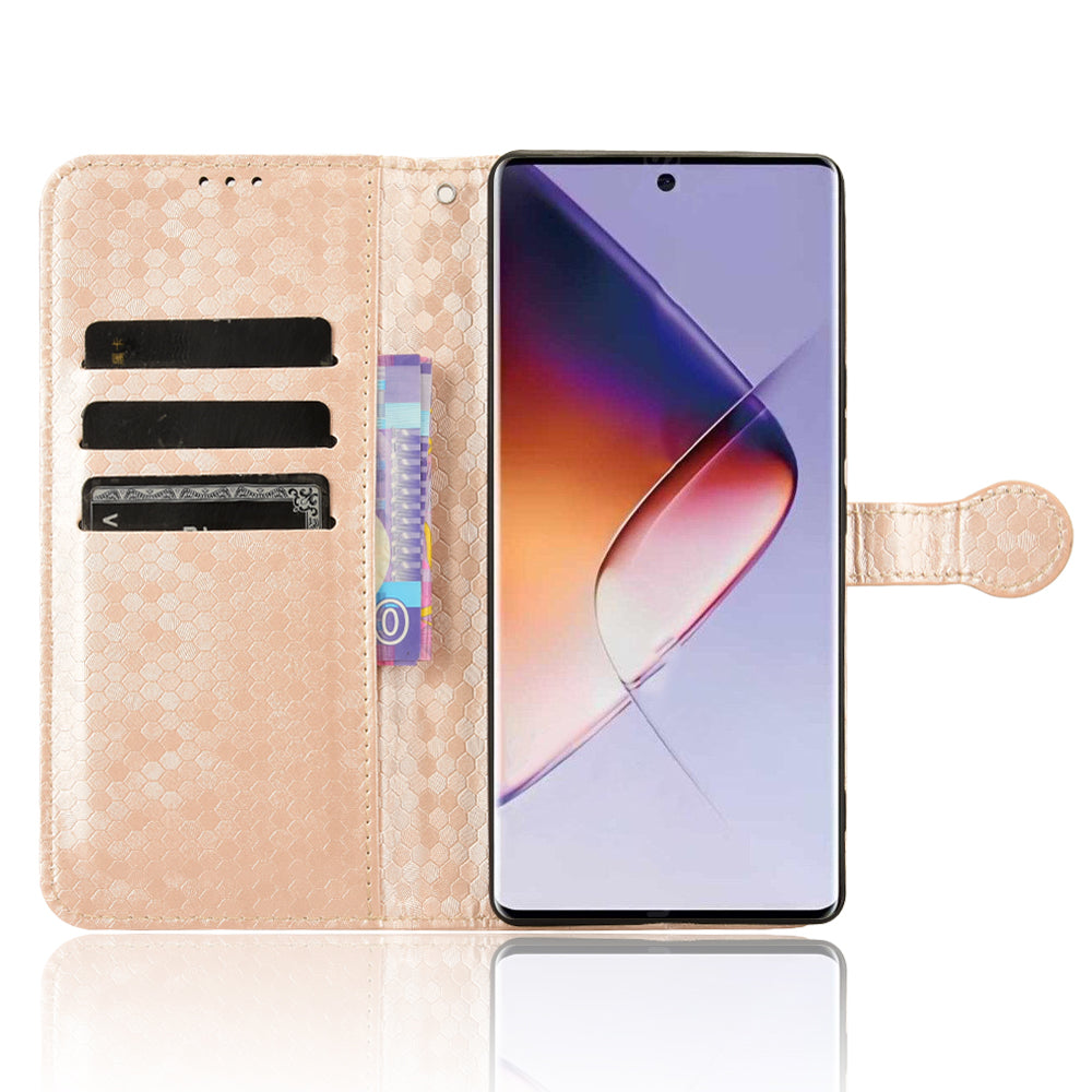 For Transsion Infinix Note 40 Pro 5G Case Dots Pattern PU Leather Stand Phone Cover