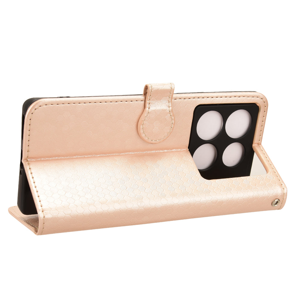 For Transsion Infinix Note 40 Pro 5G Case Dots Pattern PU Leather Stand Phone Cover