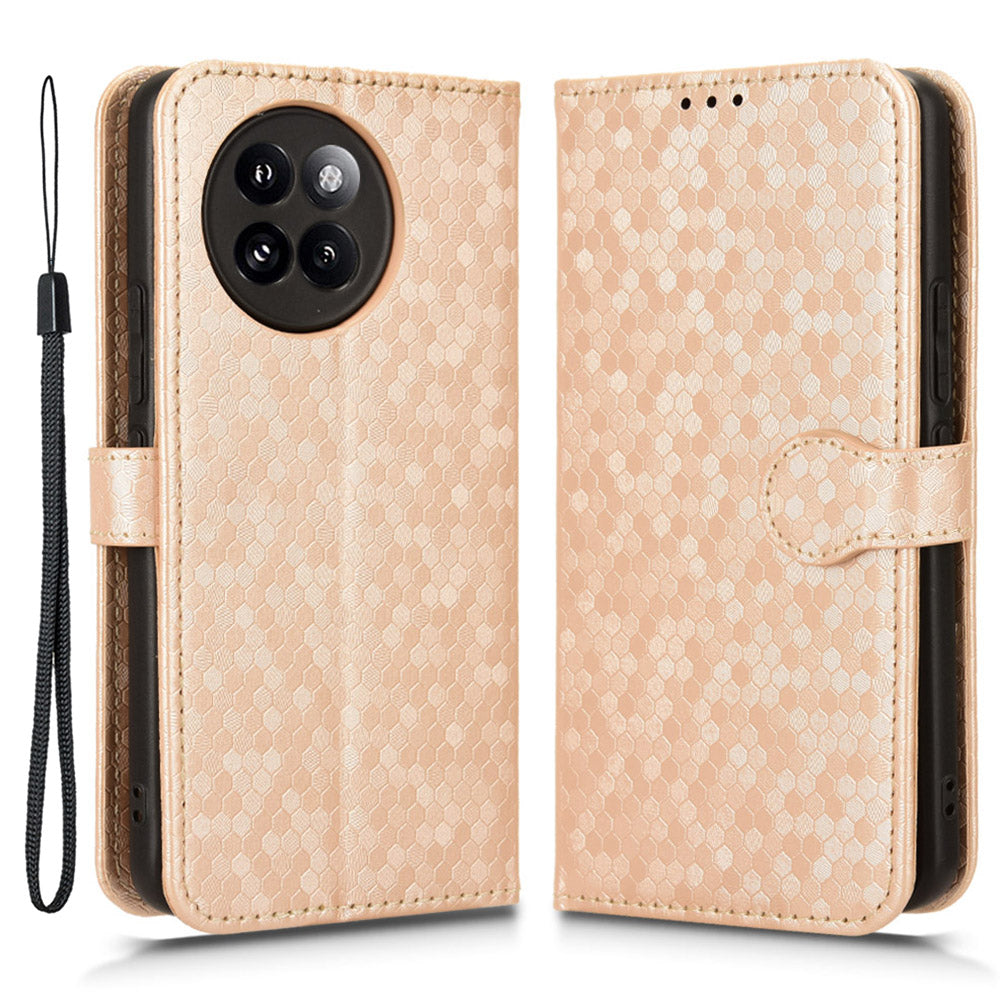 For Xiaomi Civi 4 Pro 5G Wallet Case Dots Imprinted PU Leather+TPU Phone Cover