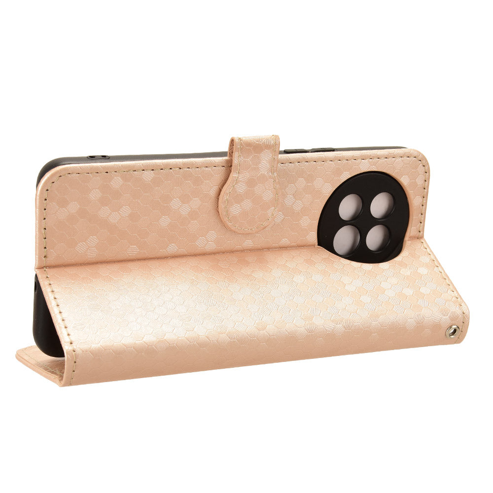 For Xiaomi Civi 4 Pro 5G Wallet Case Dots Imprinted PU Leather+TPU Phone Cover