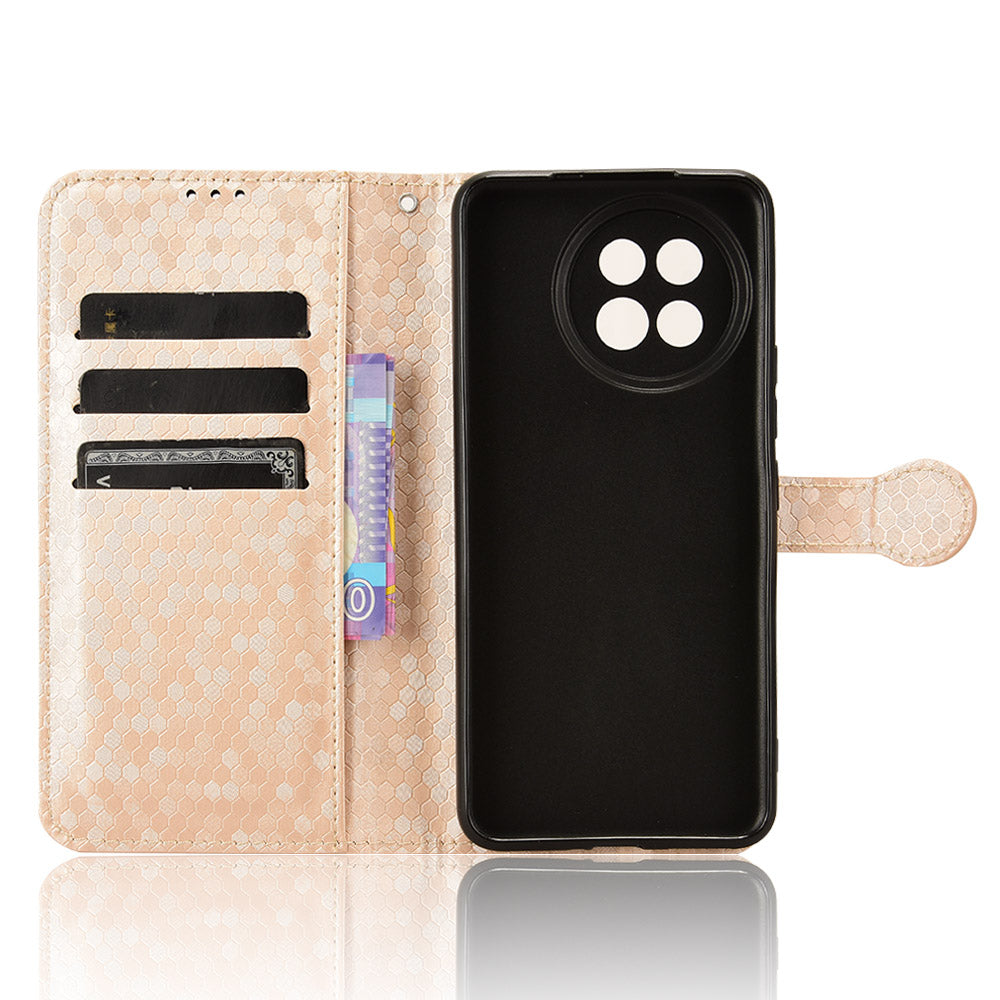 For Xiaomi Civi 4 Pro 5G Wallet Case Dots Imprinted PU Leather+TPU Phone Cover