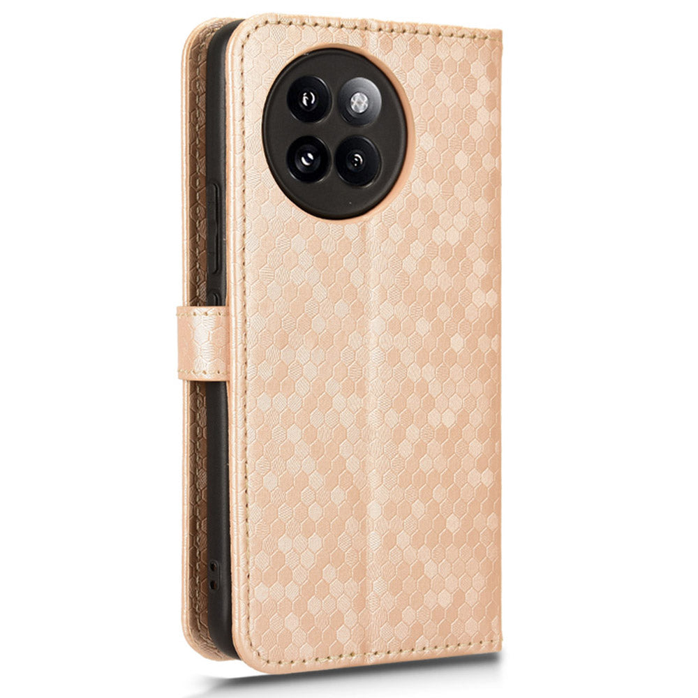 For Xiaomi Civi 4 Pro 5G Wallet Case Dots Imprinted PU Leather+TPU Phone Cover