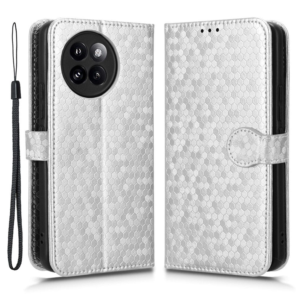 For Xiaomi Civi 4 Pro 5G Wallet Case Dots Imprinted PU Leather+TPU Phone Cover
