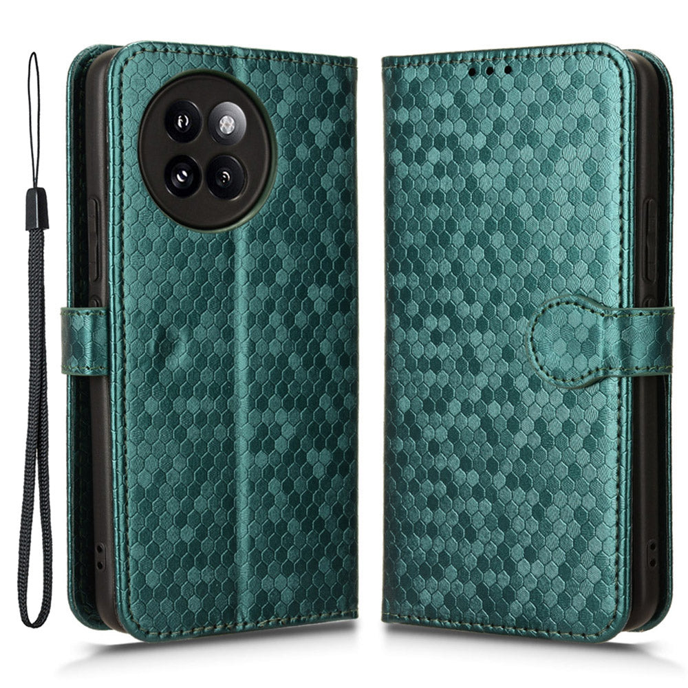 For Xiaomi Civi 4 Pro 5G Wallet Case Dots Imprinted PU Leather+TPU Phone Cover