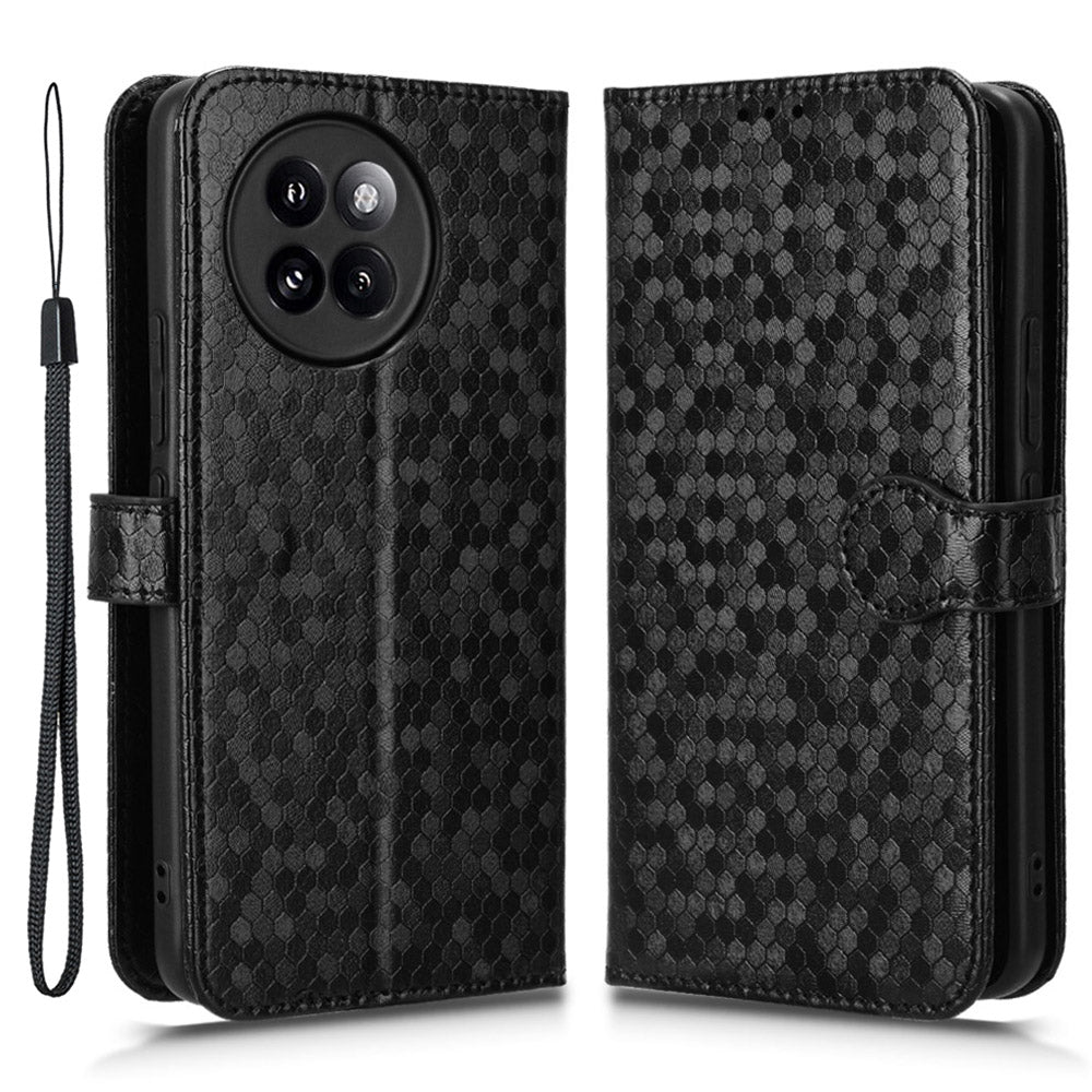 For Xiaomi Civi 4 Pro 5G Wallet Case Dots Imprinted PU Leather+TPU Phone Cover