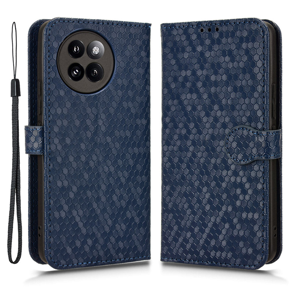 For Xiaomi Civi 4 Pro 5G Wallet Case Dots Imprinted PU Leather+TPU Phone Cover