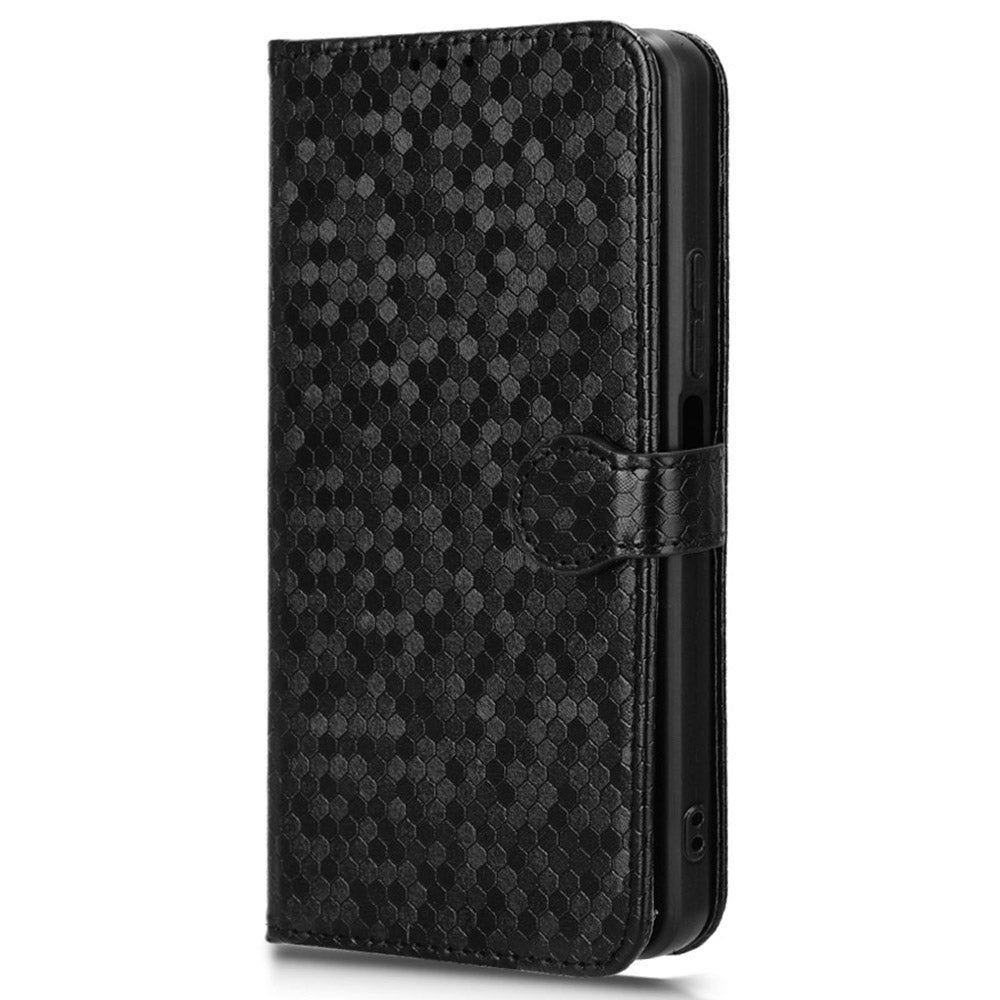 For Asus Zenfone 11 Ultra 5G Case PU Leather Magnetic Buckle Phone Cover Dots Pattern Imprinted