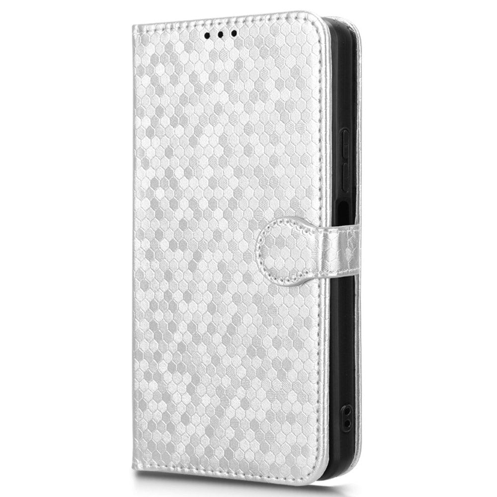 For Google Pixel 9 Pro Case PU Leather Dots Pattern Imprinted Phone Cover Stand Function