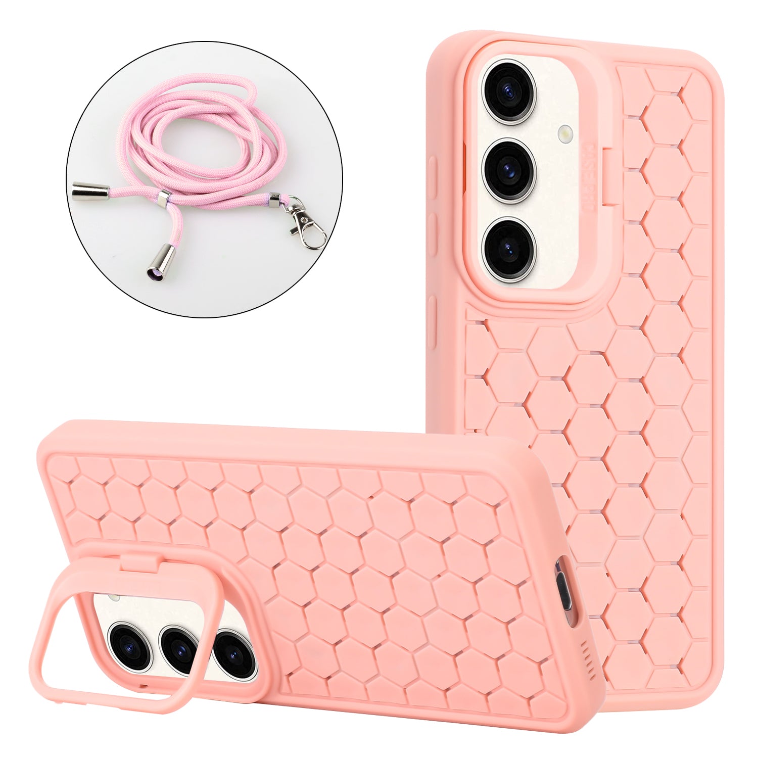 For Samsung Galaxy A05s 4G Crossbody Case Heat Dissipation Structure TPU Phone Cover