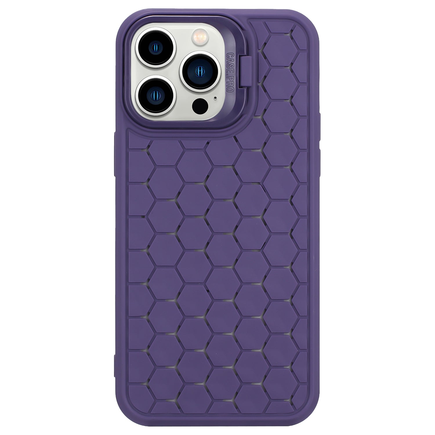 For iPhone 15 Pro Max Case Lens Kickstand TPU Phone Cover Breathable Cooling