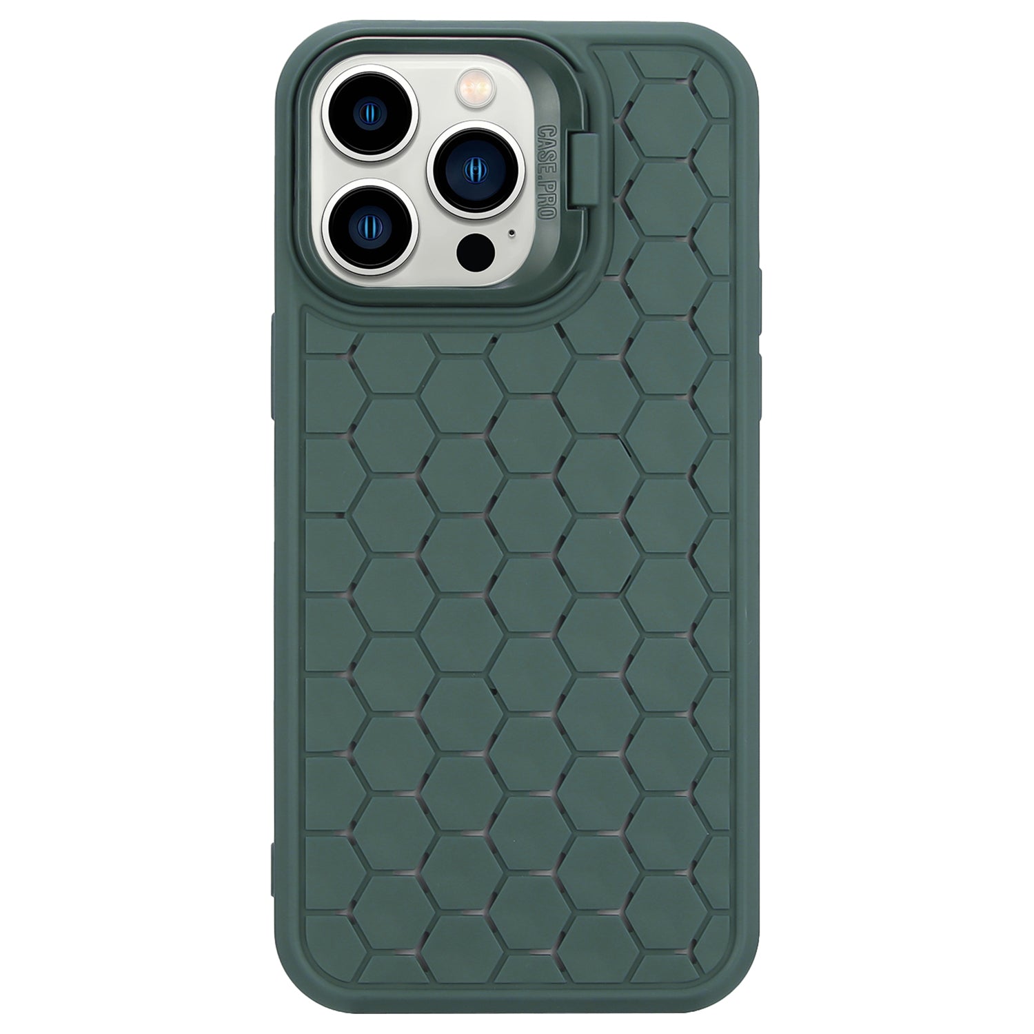 For iPhone 12 / 12 Pro Kickstand Case Breathable Cooling TPU Phone Cover