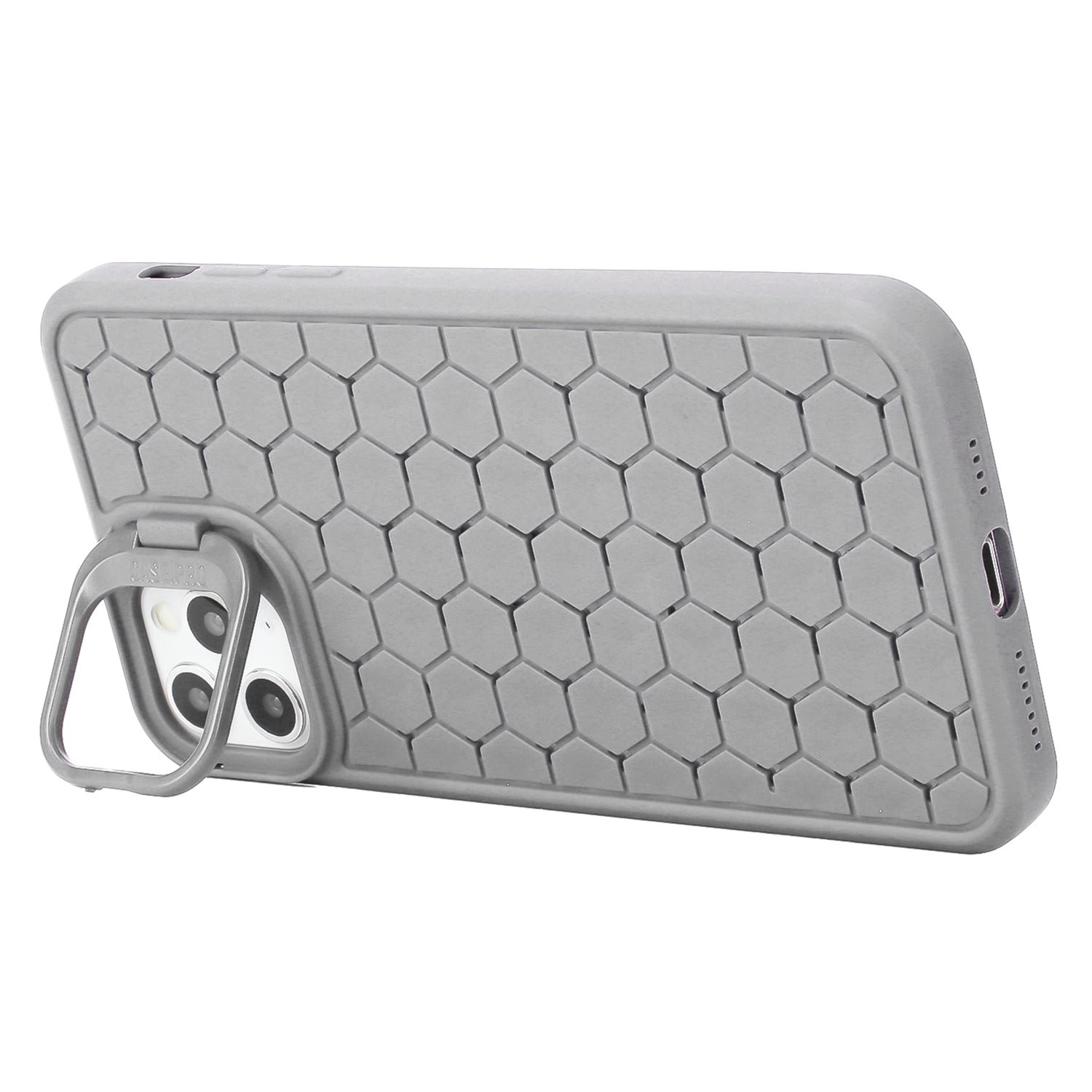 For iPhone 11 Pro Case Heat Dissipation Shockproof TPU Phone Cover with Kickstand