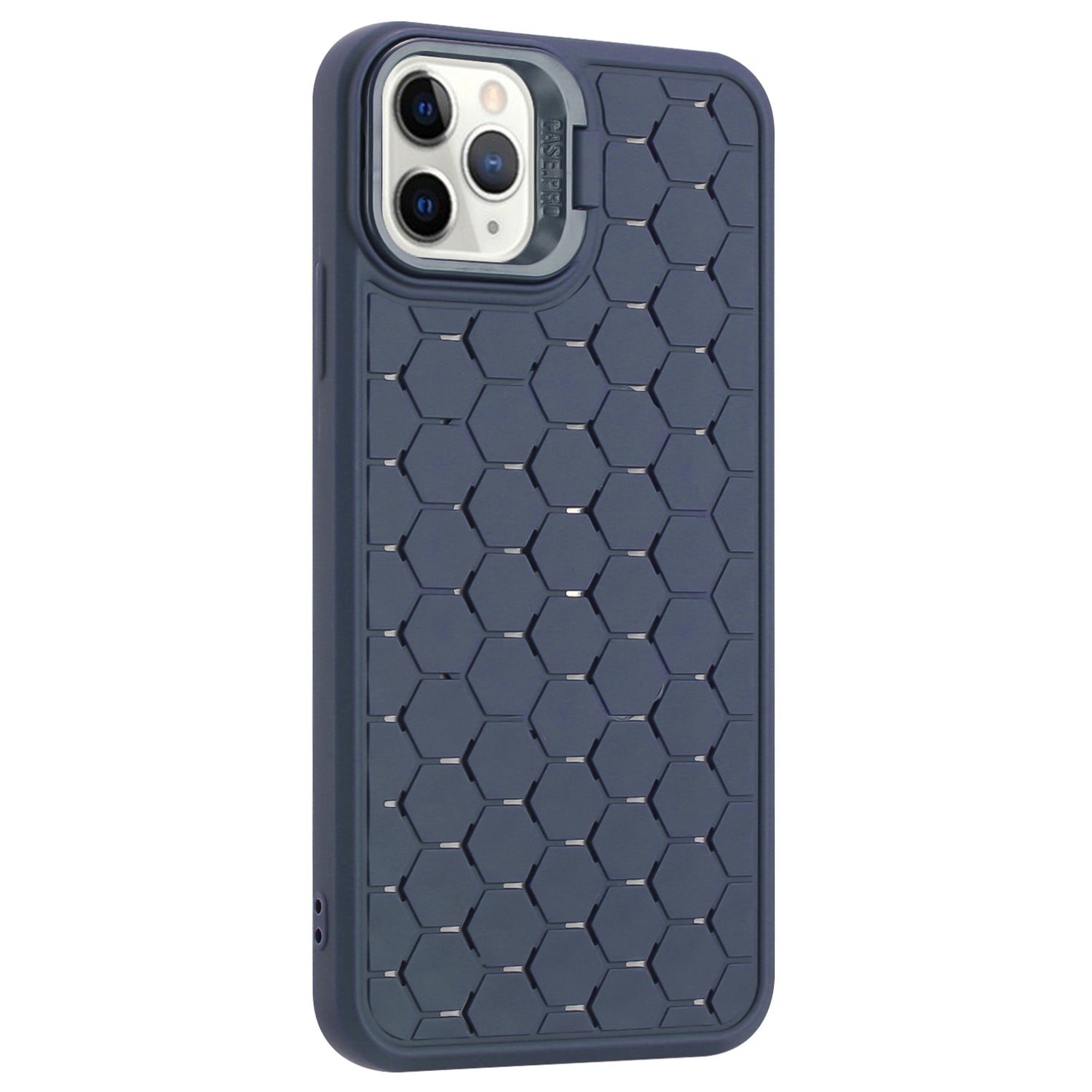 For iPhone 11 Pro Case Heat Dissipation Shockproof TPU Phone Cover with Kickstand