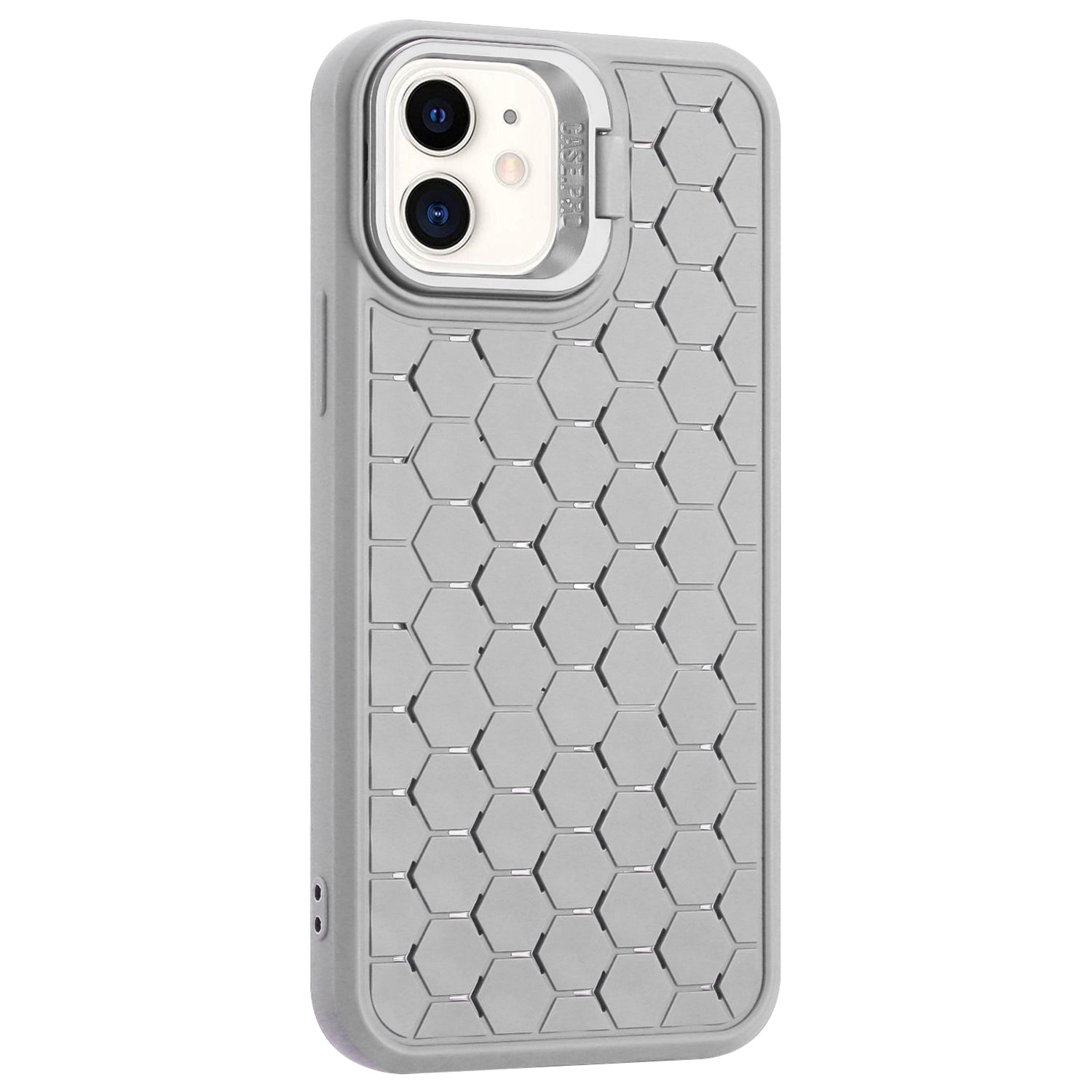 For iPhone 11 Case with Lens Frame Kickstand TPU Heat Dissipation Phone Cover