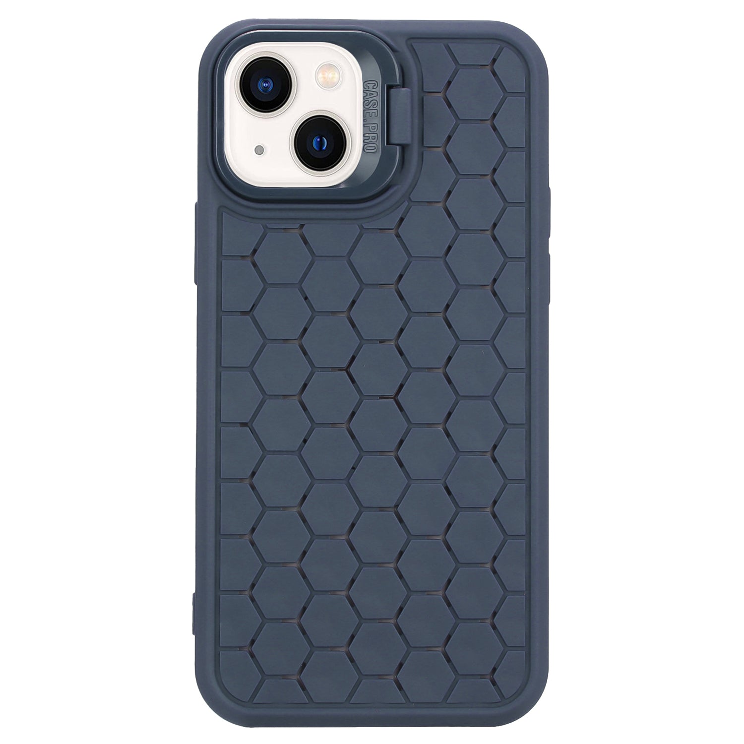 For iPhone 14 Plus Kickstand Case Breathable Cooling TPU Shockproof Slim Phone Cover