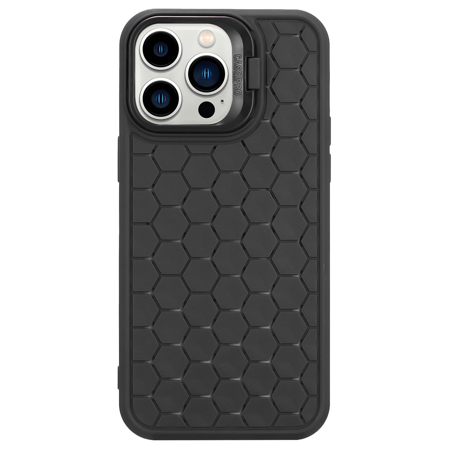 For iPhone 13 Pro Max TPU Case Heat Dissipation Anti-Fall Protective Phone Cover with Kickstand